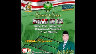 Dzikir dan Do'a dalam Rangka Milad Ke 64 Universitas Al Washliyah (UNIVA) Medan