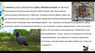 3 лютого. День підгодівлі птахів