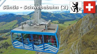 Säntis - Schwebebahn (2)  October 2024 (4K) #swizerland #cablecar #appenzell