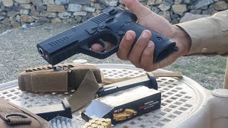 Dsa made Trushot 9mm pistol Review Target shooting & Price|Trushot Gen2 9×19 Daudsons Armoury