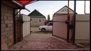 РАСПАШНЫЕ ВОРОТА ИЗ ПРОФЛИСТА С АВТОМАТИКОЙ | SWING GATES FROM PROFILE WITH AUTOMATIC