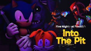 TEAM SONIC PLAYS FNAF INTO THE PIT PART 3 BONNIE WANTS HIS GUITAR BACK!