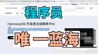 程序员唯一风口鸿蒙 HarmonyOS 4.0 零基础入门实战教程