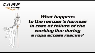 Harness adverse loading during simulated rope access rescue failure