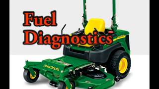 John Deere 997 Fuel System Diagnostics