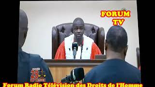 Moussa Dadis Camara frileux devant le Tribunal et obtient l'ajournement de son audition pour 7 jours