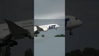 LOT DREAMLINER TAKEOFF at Budapest Liszt Ferenc Intl Airport #aviation  #planespotting