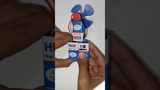 How to make dc motor fan #shorts #fan #dcmotor