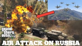 Israeli Secret Weapons Supply Convoy Badly Destroyed by Irani Fighter Jets & Helicopter -GTA5