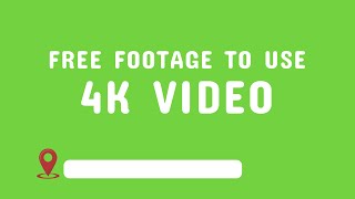 Free Lower Third Location Icon GREEN SCREEN 4K. Free for your video's project.