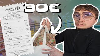 PEUT-ON BIEN MANGER UNE SEMAINE AVEC 30€ ? (test)