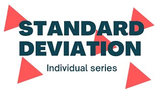 Standard deviation || Statistics