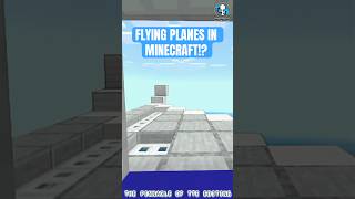 MINECRAFT PLANE FLYING ANIMATIONS! (Pinnacle of TTE Editing) #shorts