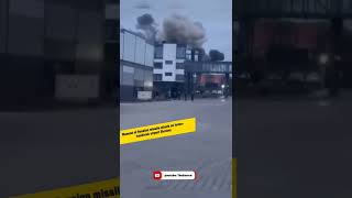 Footage Of Airport In Ivano-frankivsk #ukraine  Under Bombing By #russia #shorts