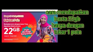 CARA MENDAPATKAN KUOTA 22GB GRATIS TELKOMSEL // cukup dengan tukar 1 poin di aplikasi my Telkomsel