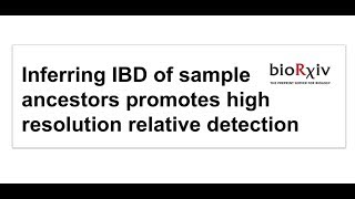 Inferring IBD of sample ancestors promotes high resolution relative detection