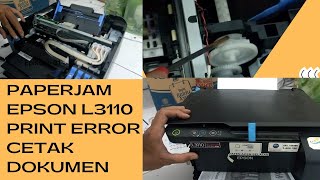 EPSON L3110 LAMPU KERTAS MENYALA KETIKA CETAK DOKUMEN