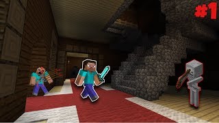 RAIDING A WOODLAND MANSION and we found....| Minecraft Series Part 1 w/ Friend