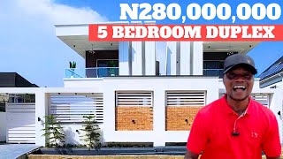 Inside Lagos Most Luxurious neighborhoods with Mind blowing Luxury 5 Bedroom fully Detached duplex