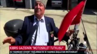 KIBRIS GAZİSİNİN MOTORSİKLET TUTKUSU