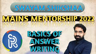 MAINS MENTORSHIP PROGRAMME (2022) - SIMPLE, BEST & GRADED ANSWER WRITING PROGRAMME BY RAMSUDHIR SIR.