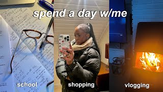 SPEND A DAY W/ ME: school, vlog, shopping