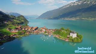 Iseltwald - Switzerland (4K drone footage)