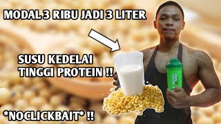 Cara Membuat Susu Kedelai Tinggi Protein Cocok Untuk Membangun Masa Otot !