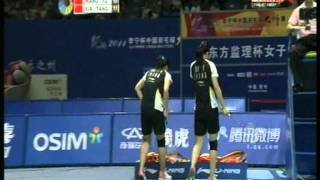 2011 Lining China Master WD Final Wang Xiaoli / Yu Yang vs Xia Huan / Tang Jinhua