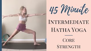 45 MINUTE HATHA YOGA FOR THE CORE | INTERMEDIATE | Nina Elise Yoga