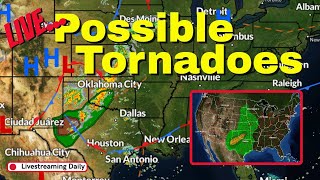 🔴Live: Possible Tornadoes - 5% Tornado Risk  11-2-24