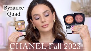 CHANEL FALL 2023: BLUSH HARMONY + BYZANCE QUAD 328 PARURE CRISTAL ||Review, Application & Comparison