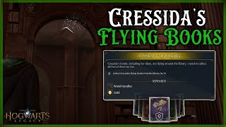 How to get all 5 of Cresside's charmed books | Flying off the shelves side quest | Hogwarts Legacy