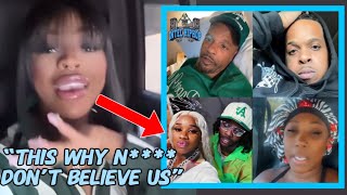 Jt, Charleston White, Finesse2tymes, REACTS to Sexyy Red trying to kiss her brother Chief Keef!