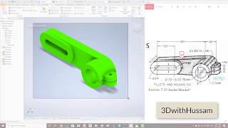 Autodesk Inventor - Modelling practice - انفينتور