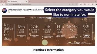 Wondering how to nominate for the 2025 #NPWAwards?