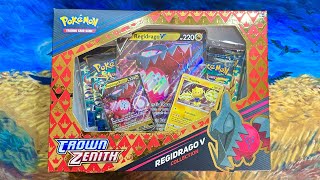 THE BEST Crown Zenith Regidrago V Box Opening