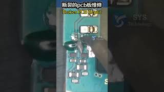 Broken PCB Repair Technology #pcb #pcbrepair #technology