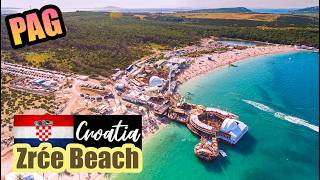 Pag Island: Zrce Festival Beach - Croatia Best Beaches