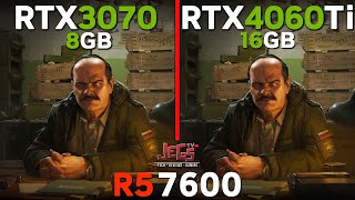 RTX 3070 vs RTX 4060 Ti 16gb | Ryzen 5 7600 | Tested in 15 games