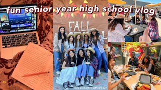 cozy & productive SCHOOL DAY IN MY LIFE! senior year self care day vlog: a fun school vlog 2023