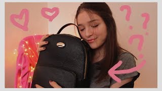 Что в моем рюкзаке? | WHAT'S IN MY BAG |Alina Gold |