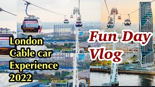 LONDON CABLE CAR VLOG 2022|Emirates cable car experience