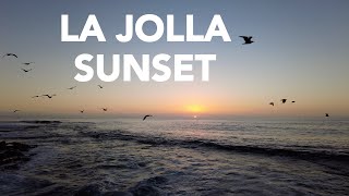 LA JOLLA, California - Sunset Scene @ Cove, Scripps Park and Breakwater Observation (Ep. 03) 4K UHD