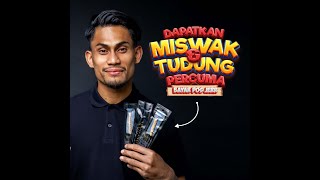 Free 3pcs Miswak + 1pc Tudung, Bayar Pos Jer