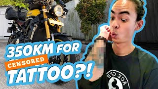 350km on an XSR900 to get a tattoo! | Motorcycle Road Trip