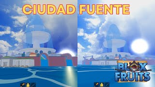 DONDE ESTA LA ISLA CIUDAD FUENTE EN BLOX FRUITS | ROBLOX