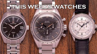 This Weeks Watches - Omega Speedmaster Trilogy, JLC Master Chrono, Grand Seiko Orbit & More [EP113]