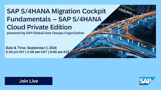 Data Migration Cockpit Fundamentals SAP S/4HANA Cloud Private Edition I Move to Cloud ERP I 24.09.03