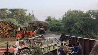 Ghazi 65 hp fully loaded trolley| crossing dangerous bridge🌉